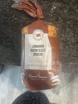 Cinnamon Rasin Sliced Brioche