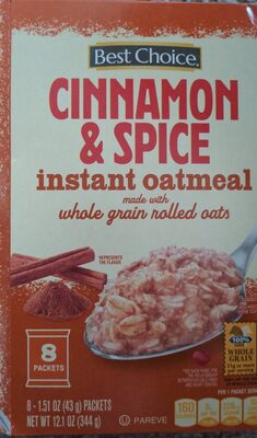Cinnamon & Spice Instant Oatmeal