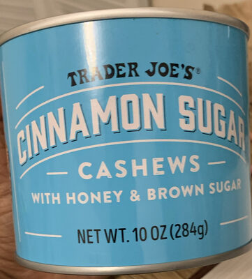 Cinnamon Sugar Cashews