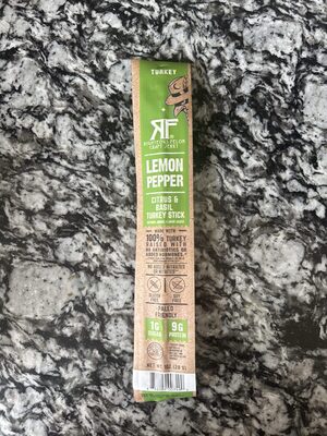 Citrus & Basil Turkey Sticks Lemon Pepper