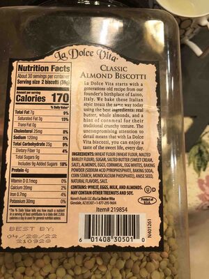 Classic Almond Biscotti