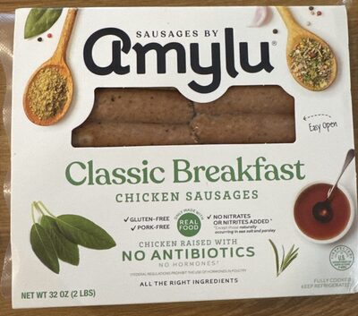 Classic Breakfast Chicken Sausage