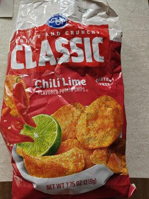 classic chili lime flavored potato chips