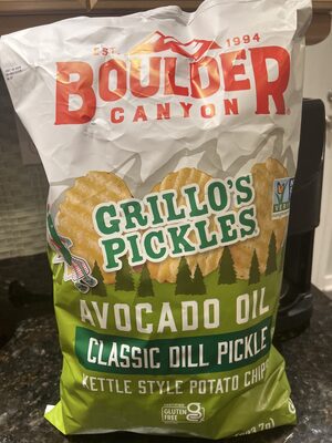 Classic Dill Pickle, Kettle Style Potato Chips