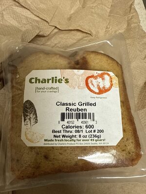 Classic Grilled Reuben