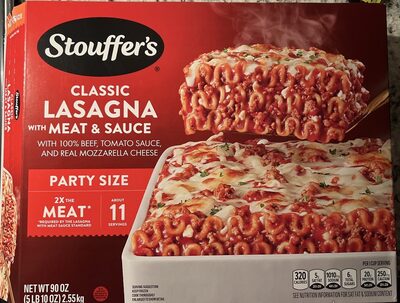 Classic Lasagna with Meat & Sauce