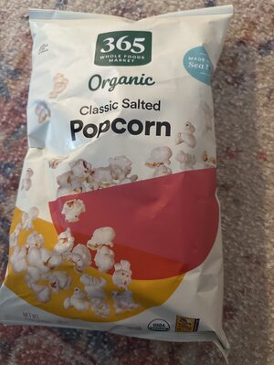 Classic salted popcorn, classic salted