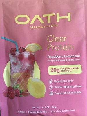 Clear Protein Raspberry Lemonade