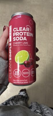 CLEAR PROTEIN SODA CHERRY LIME