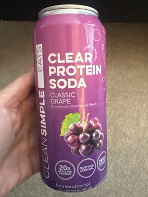 CLEAR PROTEIN SODA CLASSIC GRAPE