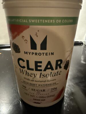 Clear Whey Isolate - Wild Berry Watermelon