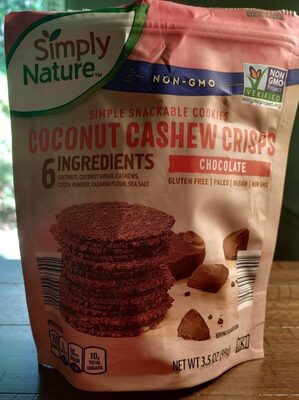 Coconut cashew crisps