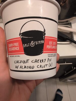 coconut Cherry Pie With Almond Crust