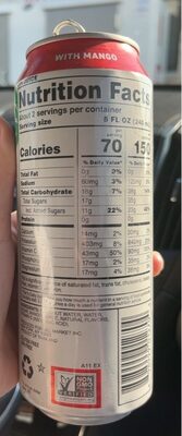 Coconut Juice Drink With Mango