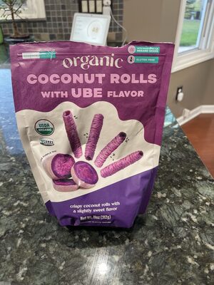 Coconut rolls with ube Flavor