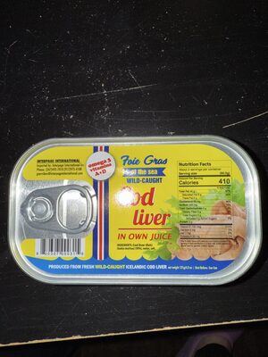 Cod Liver In Own Juice