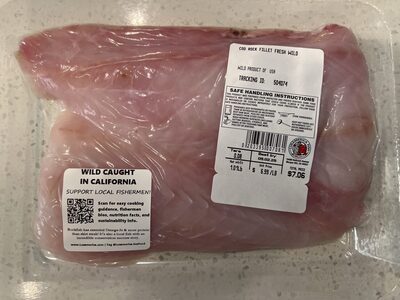 Cod Rock Filet Fresh Wild