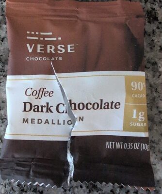 Coffee Dark Chocolate Medallion