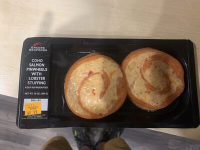 Coho Salmon Pinwheels With Lobster Stuffing