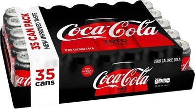 Coke zero cans