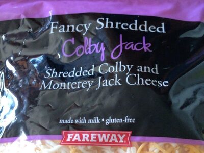 Colby Jack shredded cheese
