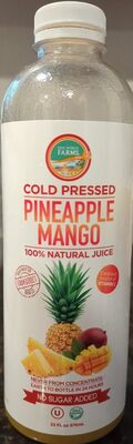 Cold Pressed Pineapple Mango Natural Juice