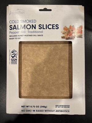 Cold Smoked Salmon Slices