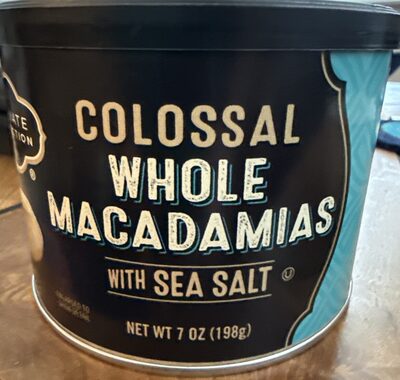 Colossal Whole Macadamias With Sea Salt