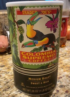 Columbia Supremo coffee - medium roast