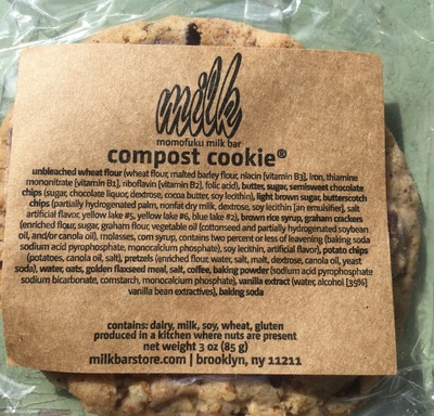 Compost cookie