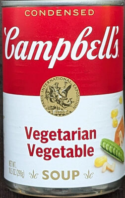 Condensed Vegetarian Vegetable Soup