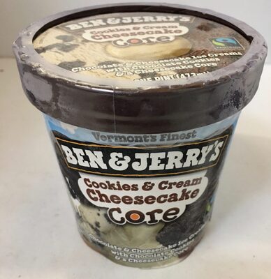 cookies & cream cheesecake core ice cream