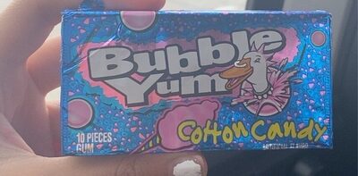 Cotton candy bubble gum