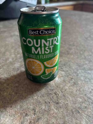 Country Mist Naturally Flavored Soda