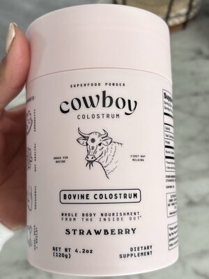 Cowboy Colostrum Bovine Colostrum Strawberry