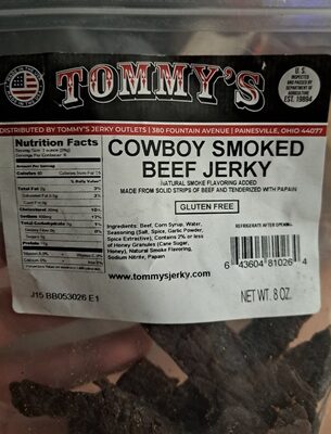 Cowboy Smoked Beef Jurky