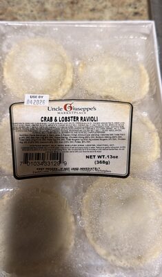 Crab & lobster ravioli