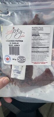 CRACKED PEPPER & GARLIC BEEF JERKY