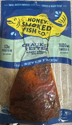 Cracked Pepper Honey Smoked Salmon