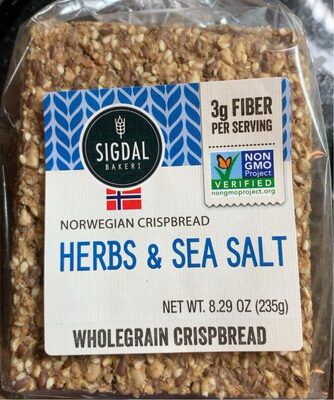 Crackers Herbs & Sea Salt