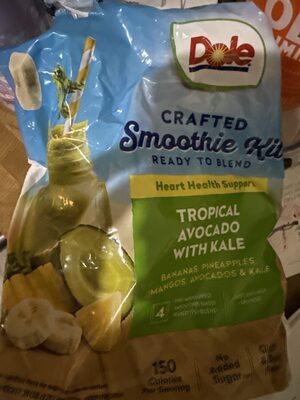 Crafted Smoothie Kit Tropical Avocado With Kale