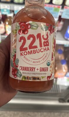 Cranberry And Ginger Kombucha