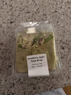 Cranberry Apple Tuna Wrap