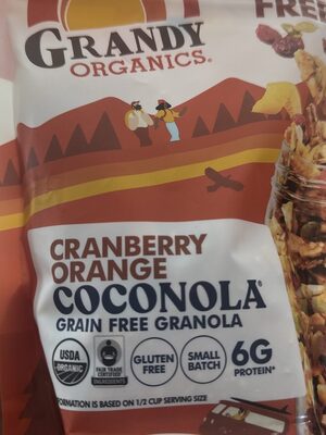 Cranberry Orange Grain Free Granola