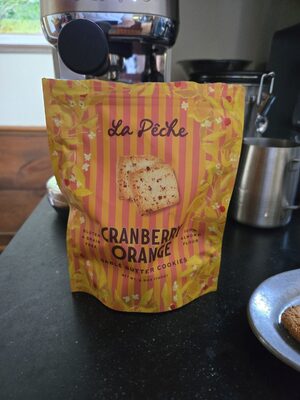 Cranberry Orange Sablé Butter Cookies