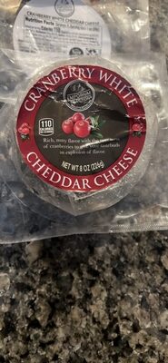 Cranberry White Cheddar Cheese