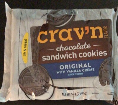 Crav’n chocolate sandwich cookies