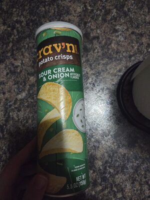 Crav'n Potato Crisps Sour Cream And Onion