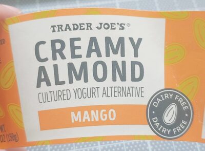 Creamy Almond Mango yogurt