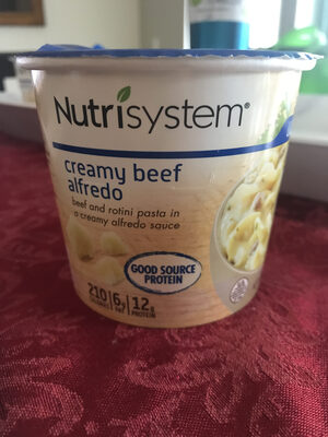 Creamy beef alfredo